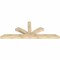 Ekena Millwork Richland Rough Sawn Timber Gable Bracket, Douglas Fir, 108"W x 40"H x 6"D x 6"F, 9/12 Pitch GBW108X40X0606RIC00RDF - alternate 2